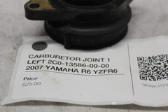 CARBURETOR JOINT 1 LEFT 2C0-13586-00-00 2007 YAMAHA R6 YZFR6