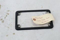 Black License Plate Frame 2010 Harley Davidson Streetglide