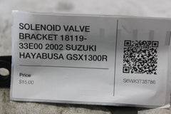 SOLENOID VALVE BRACKET 18119-33E00 2002 SUZUKI HAYABUSA GSX1300R