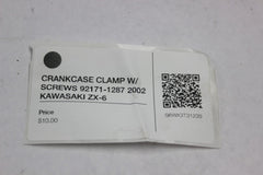 CRANKCASE CLAMP W/ SCREWS 92171-1287 2002 KAWASAKI ZX-6