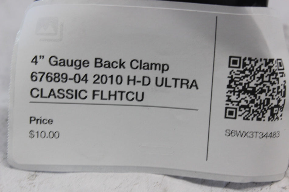 4” Gauge Back Clamp 67689-04 2010 H-D ULTRA CLASSIC FLHTCU