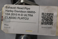 Exhaust Head Pipe Harley Davidson 66855-10A 2010 H-D ULTRA CLASSIC FLHTCU