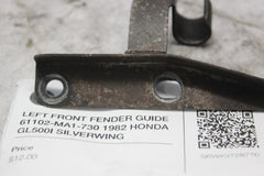 LEFT FRONT FENDER GUIDE 61102-MA1-730 1982 HONDA GL500I SILVERWING