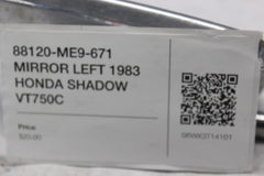 88120-ME9-671 MIRROR LEFT 1983 HONDA SHADOW VT750C