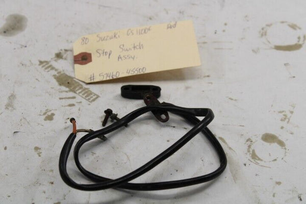 OEM Suzuki Motorcycle Stop Switch 57460-45500 1980 GS1100E Red