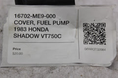 16702-ME9-000 COVER, FUEL PUMP 1983 HONDA SHADOW VT750C