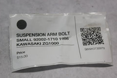 SUSPENSION ARM BOLT SMALL 92002-1710 1986 KAWASAKI ZG1000