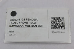 35023-1123 FENDER, REAR, FRONT 1993 KAWASAKI VULCAN 750