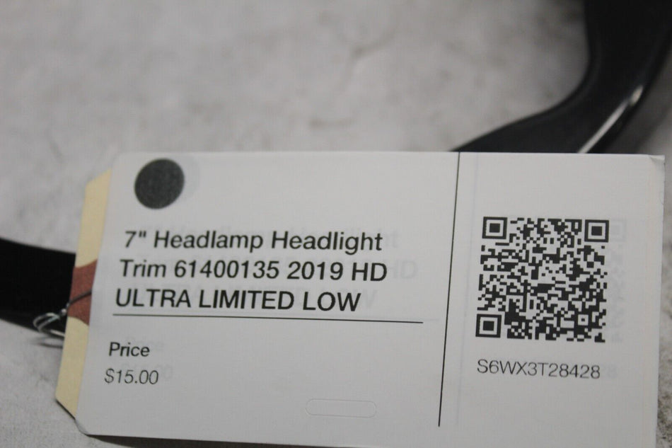 61400135 7" Headlamp Headlight Trim HARLEY DAVIDSON