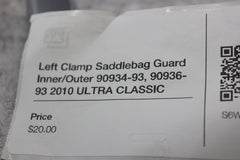 Left Clamp Saddlebag Guard Inner/Outer 90934-93, 90936-93 2010 ULTRA CLASSIC FLH