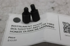 INSTRUMENT HOOD BOLT (2) 37107-MA1-770 1982 HONDA GL500I SILVERWING
