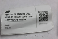 FRAME FLANGED BOLT 10X205 92150-1899 1996 KAWASAKI VN800