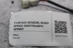 T1291025 SENSOR, ROAD SPEED 2005 TRIUMPH SPRINT ST1050