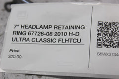 7" HEADLAMP RETAINING RING 67726-08 2010 H-D ULTRA CLASSIC FLHTCU