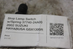 Stop Lamp Switch w/Spring 37740-24A00 2002 SUZUKI HAYABUSA GSX1300R
