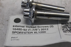 Internal Thread Screws (2) 16480-92 (1-7/8”) 2012 SPORTSTER XL1200