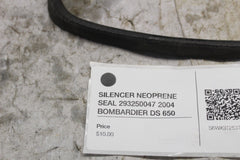 SILENCER NEOPRENE SEAL 293250047 2004 BOMBARDIER DS 650