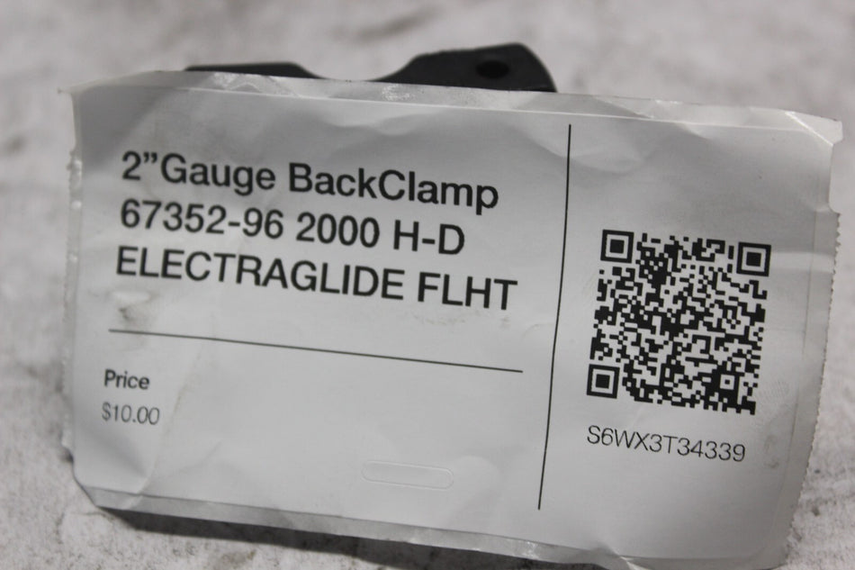2” Gauge BackClamp 67352-96 2000 H-D ELECTRAGLIDE FLHT