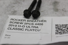 ROCKER BREATHER SCREW 2PCS 4400 2010 H-D ULTRA CLASSIC FLHTCU