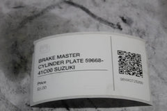 BRAKE MASTER CYLINDER PLATE 59668-41C00 SUZUKI