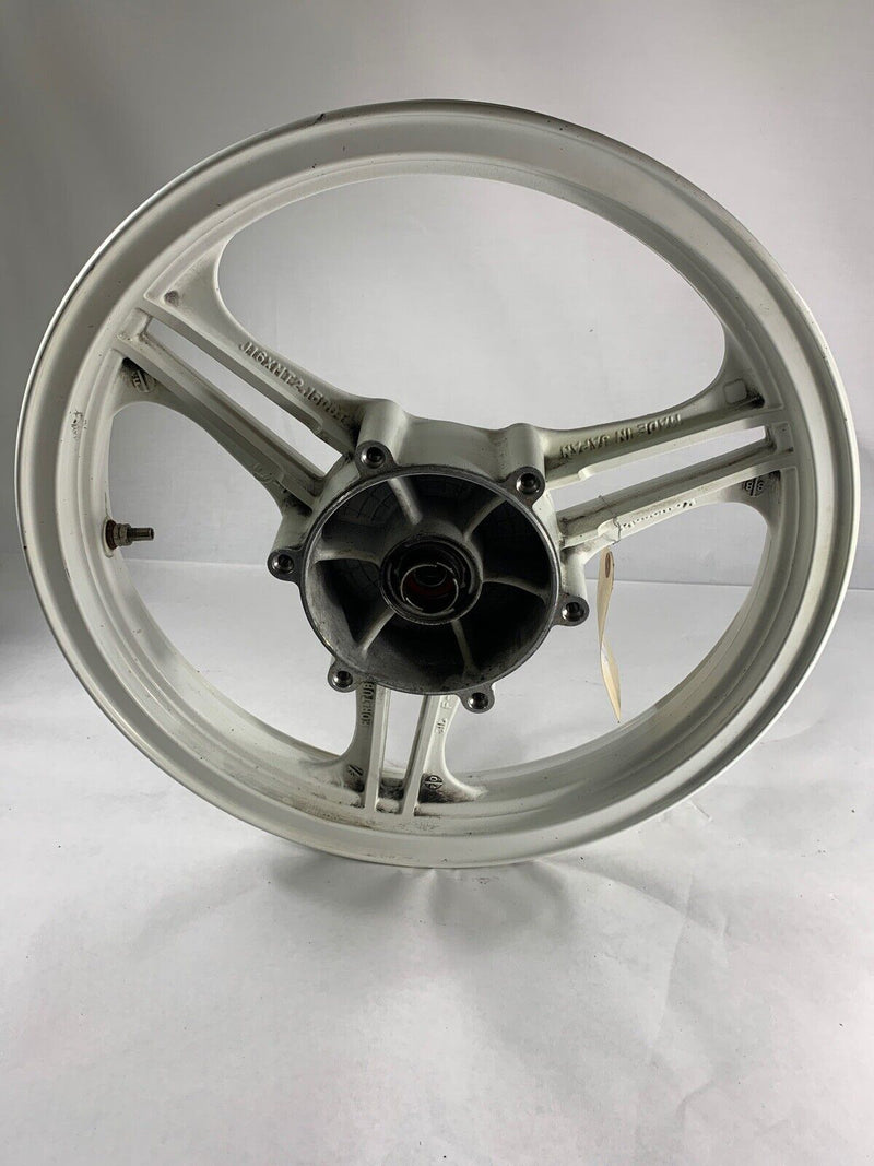 OEM Kawasaki EX500 Front Wheel White