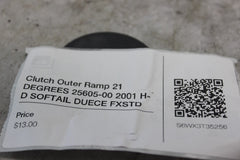 Clutch Outer Ramp 21 DEGREES 25605-00 2001 H-D SOFTAIL DUECE FXSTD