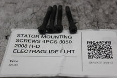 STATOR MOUNTING SCREWS 4PCS 3050 2008 H-D ELECTRAGLIDE FLHT