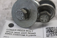 LOWER RISER BOLT 2PCS 3605 2005 ROAD KING CUSTOM FLHRSI