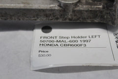 FRONT Step Holder LEFT 50700-MAL-600 1997 HONDA CBR600F3