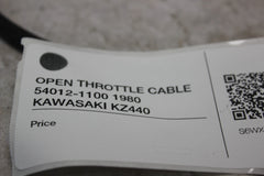 OPEN THROTTLE CABLE 54012-1100 1980 KAWASAKI KZ440