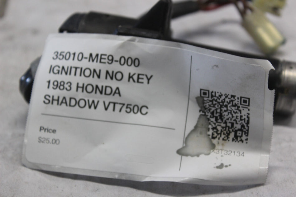 35010-ME9-000 IGNITION NO KEY 1983 HONDA SHADOW VT750C