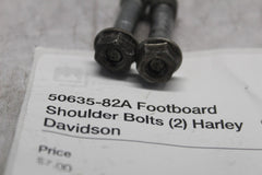 50635-82A Footboard Shoulder Bolts (2) Harley Davidson