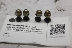 INSTRUMENT SETTING BOLT (4) 37238-323-700 1982 HONDA GL500I SILVERWING