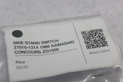 SIDE STAND SWITCH 27010-1214 1986 KAWASAKI CONCOURS ZG1000
