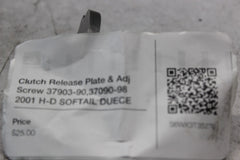 Clutch Release Plate & Adj Screw 37903-90,37090-98 2001 H-D SOFTAIL DUECE FXSTD