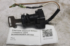 IGNITION SWITCH W/KEY 710000075 2004 BOMBARDIER DS 650