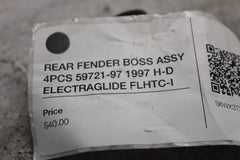 REAR FENDER BOSS ASSY 4PCS 59721-97 1997 H-D ELECTRAGLIDE FLHTC-I