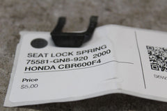 SEAT LOCK SPRING 75581-GN8-920  2000 HONDA CBR600F4