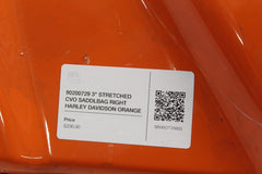 90200729 3" STRETCHED CVO SADDLBAG RIGHT HARLEY DAVIDSON ORANGE