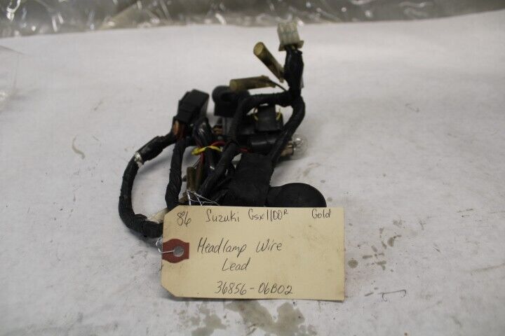 Headlamp Lead Wire 36856-06B02 1986 Suzuki GSXR1100