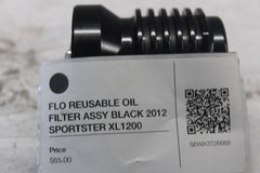 FLO REUSABLE OIL FILTER ASSY BLACK 2012 SPORTSTER XL1200