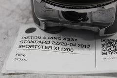 PISTON & RING ASSY STANDARD 22223-04 2012 SPORTSTER XL1200