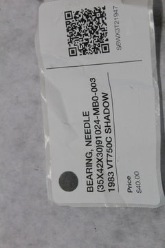 BEARING, NEEDLE (35X42X30)91024-MB0-003 1983 VT750C SHADOW