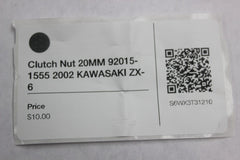 Clutch Nut 20MM 92015-1555 2002 KAWASAKI ZX-6