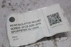 REAR ISOLATOR MOUNT SCREW 3PCS 4290 2016 SPORTSTER XL1200X
