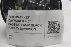 AFTERMARKET DAYMAKER 4.5" PASSING LAMP BLACK HARLEY DAVIDSON