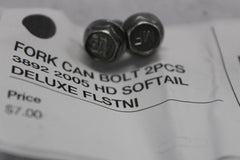 FORK CAN BOLT 2PCS 3892 2005 HD SOFTAIL DELUXE FLSTNI