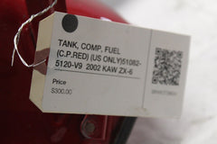 TANK FUEL (C.P.RED) 51082-5120-V9 2002 KAWASAKI NINJA ZX-6