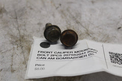 FRONT CALIPER MOUNTING BOLT 2PCS 207582044 2004 CAN AM BOMBARDIER DS 650