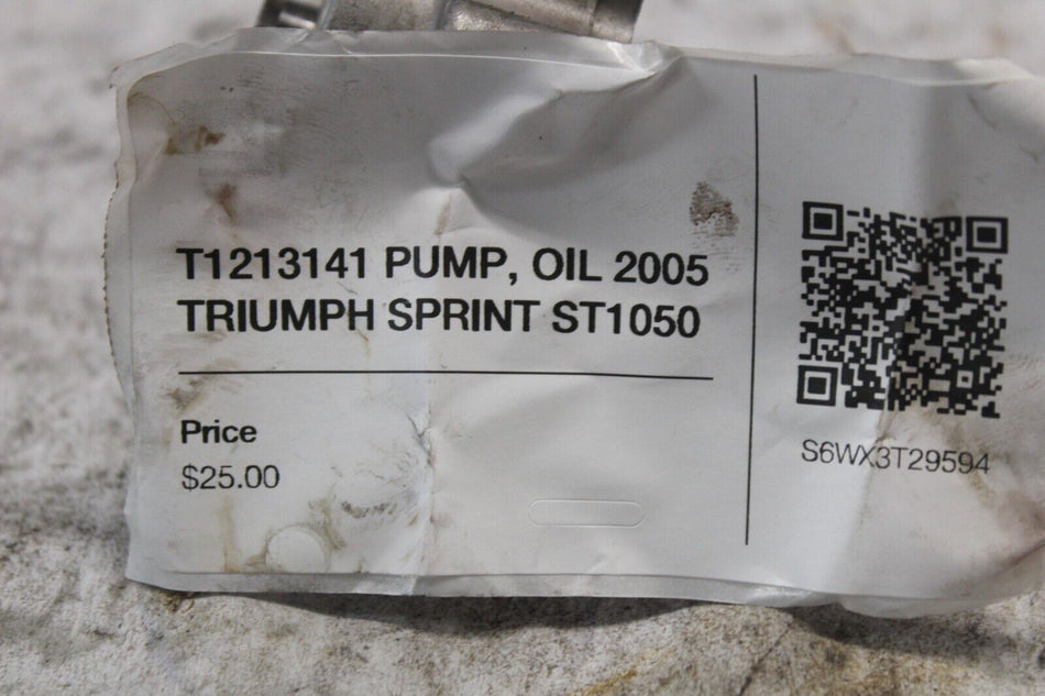 T1213141 PUMP, OIL 2005 TRIUMPH SPRINT ST1050